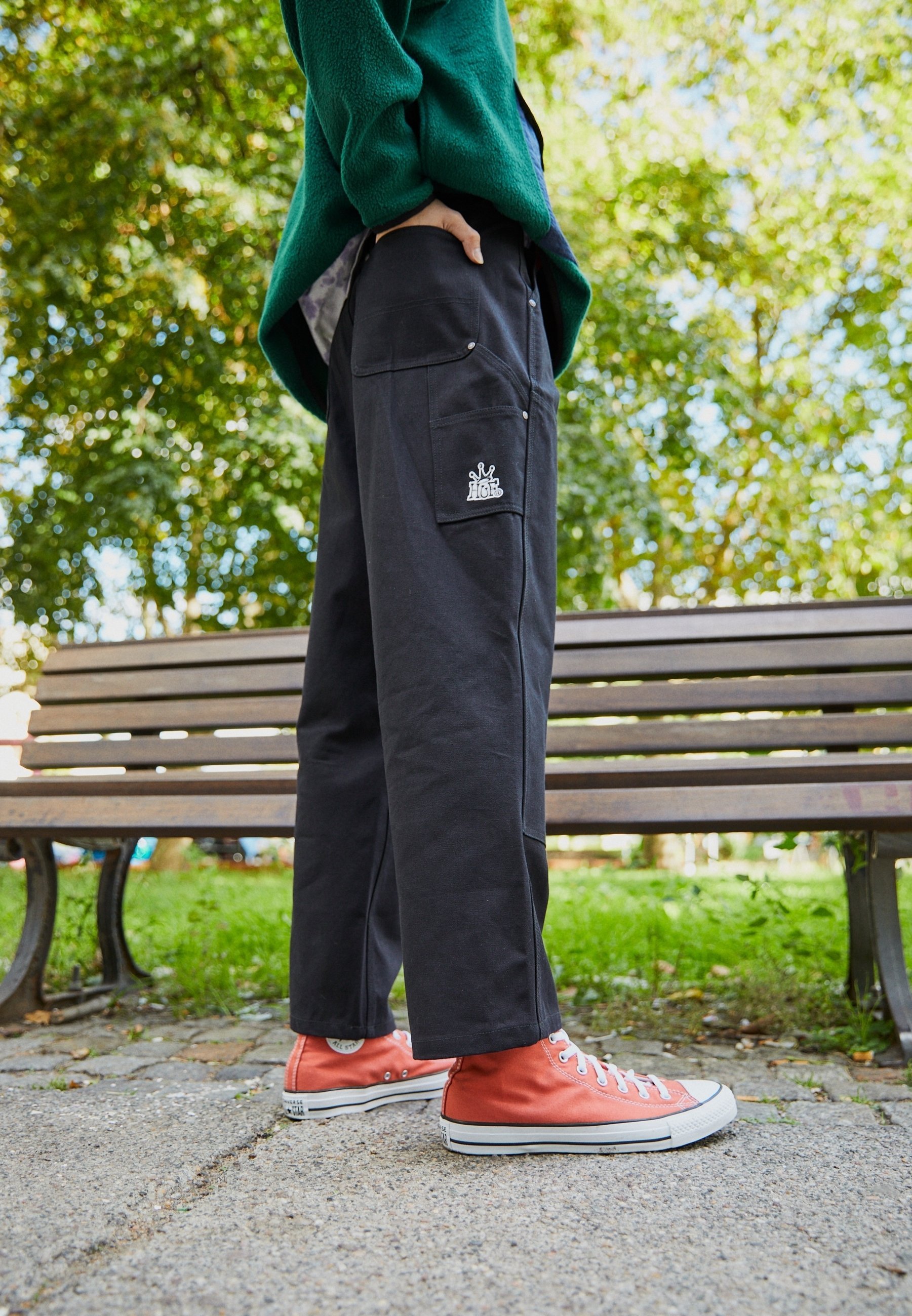Pantaloni cargo HUF - neri