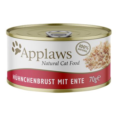 24 x 70 g/156 g Applaws-märkäruokaa kissalle - 20 + 4 ilmaiseksi!*