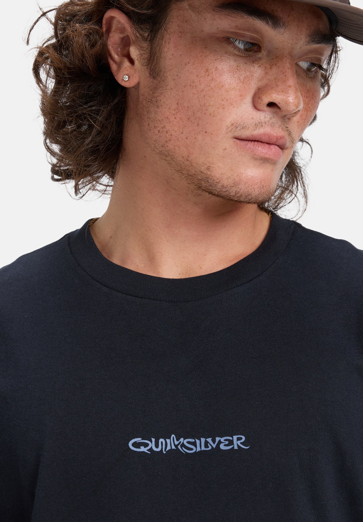 Quiksilver EVO SNAKE TYPE - Top met lange mouwen - zwart