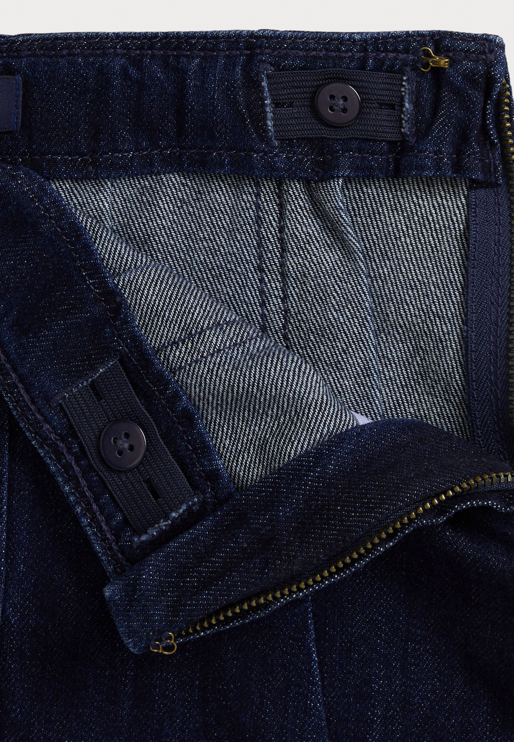 Polo Ralph Lauren PLEATED COTTON DENIM SKIRT - Denim skirt - aney wash