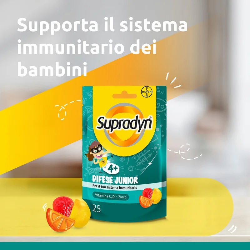 SUPRADYN Supradyn Junior Defenses Supplement 25 gummies voor kinderen