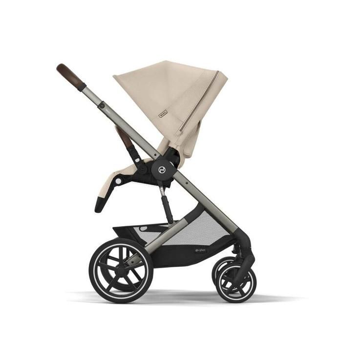 CYBEX - Cochecito Balios S Lux Duo + Silla de coche Cloud G Plus, color beige almendra