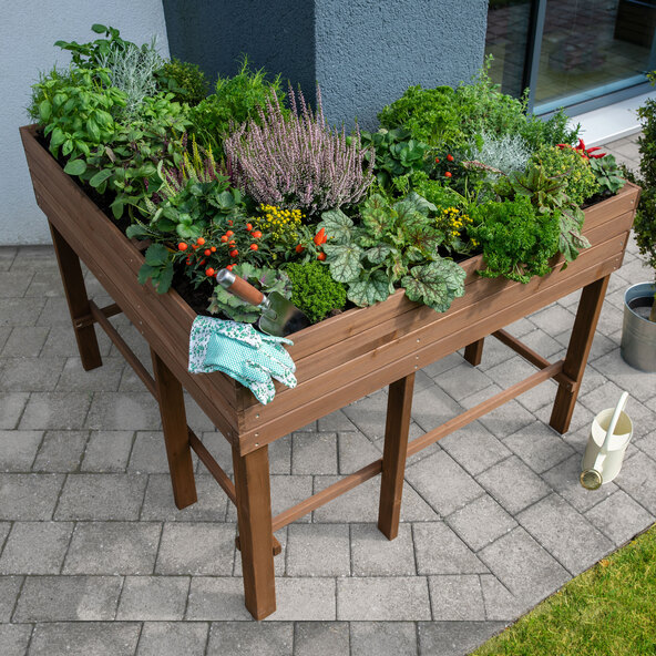 Γωνιακό υπερυψωμένο κρεβάτι