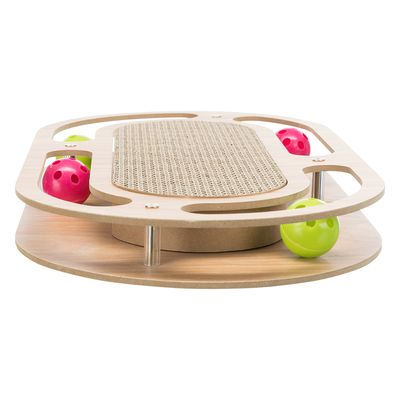 Trixie klorematte med treramme, oval