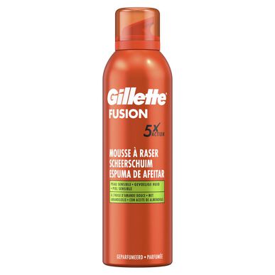 Gillette Fusion 5x Action -partavaahto 250 ml