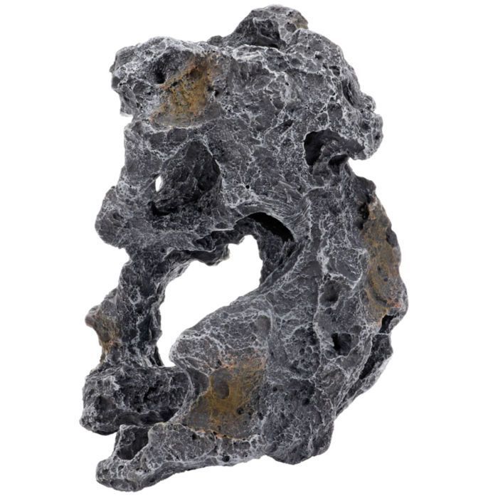 Dekoration – Hobby – Hohlstein – Grau – Polyresin – 21 x 18 x 28 cm