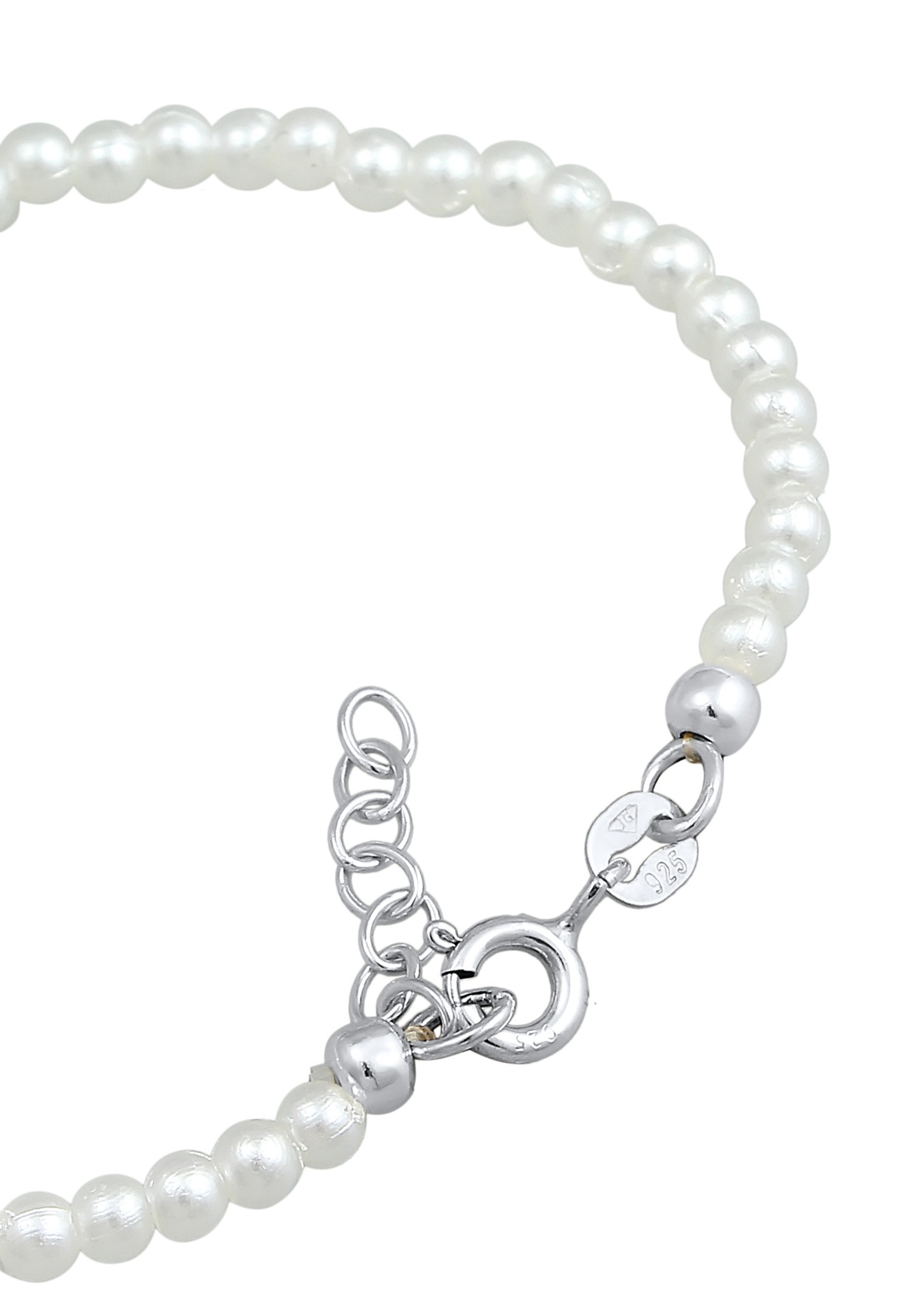Elli Enfants Tendance intemporel avec perles synthétiques en argent sterling 925