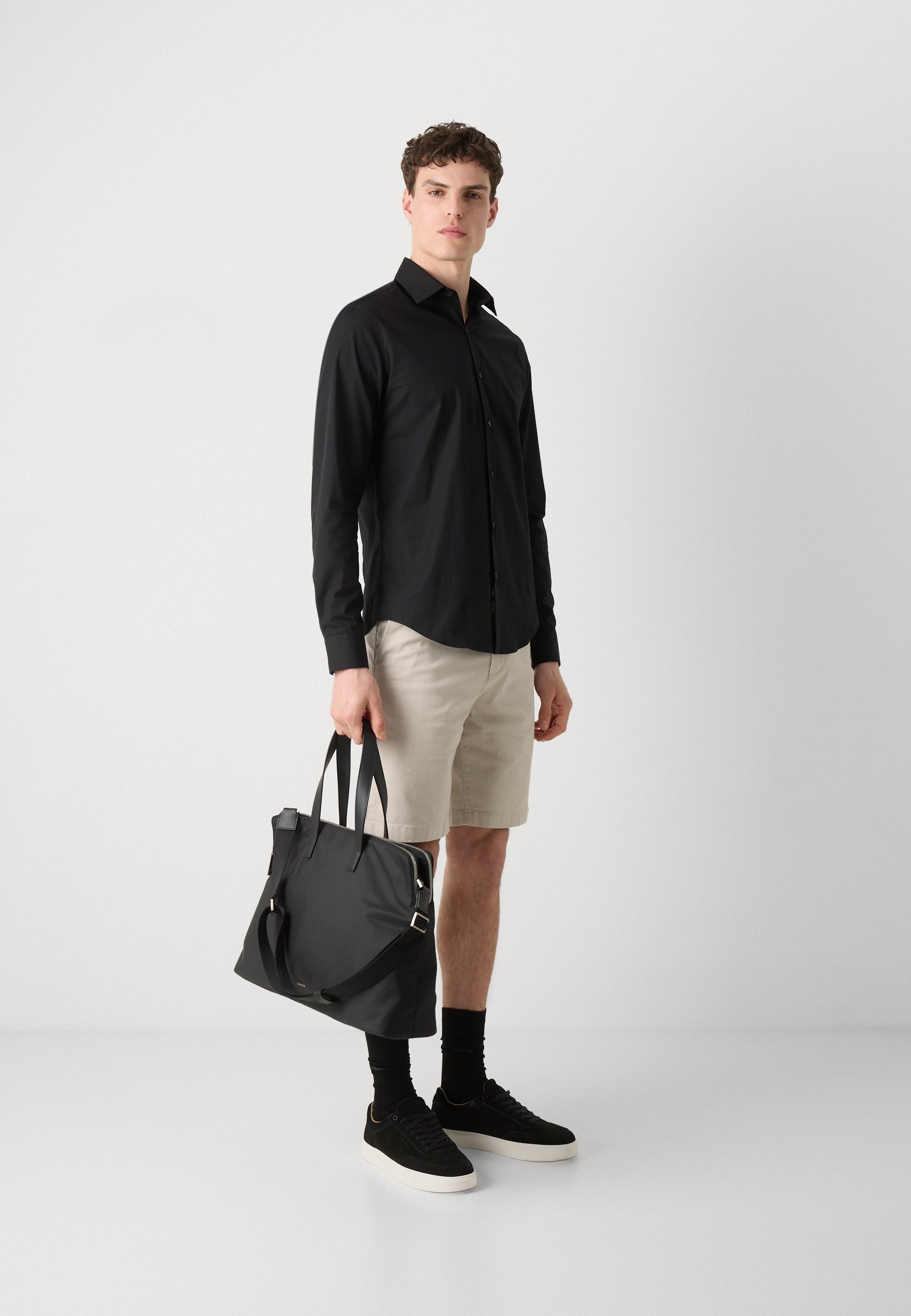 SLIM - Formální košile - black