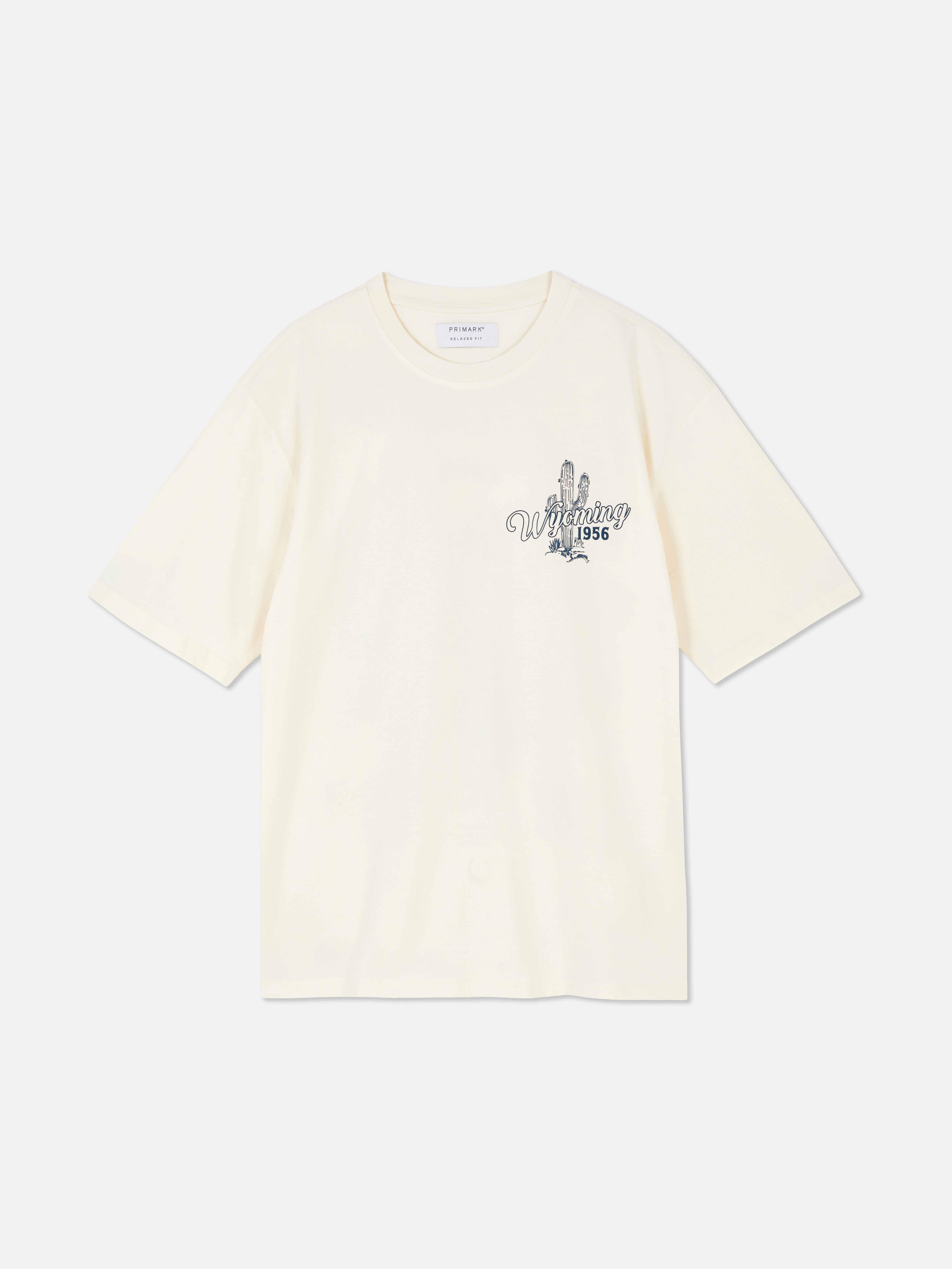 T-Shirt mit Rodeo-Print: Erwecke den Wilden Westen zum Leben mit diesem Rundhals-T-Shirt mit Rodeo-Print.