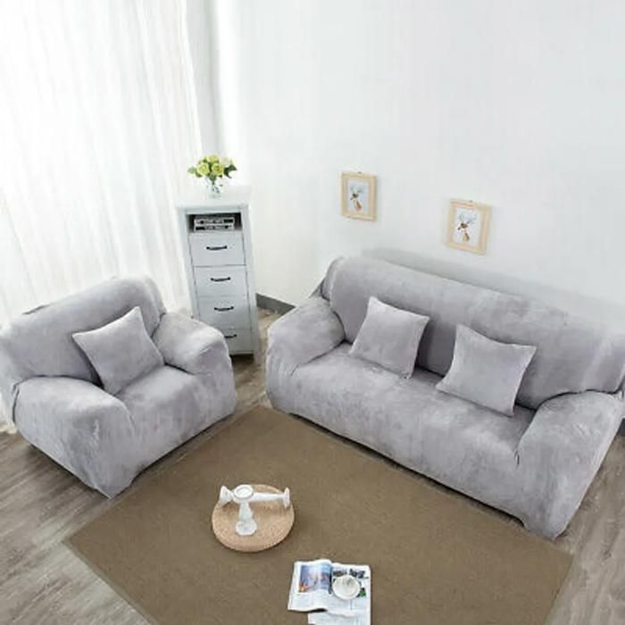 Copridivano - YYV - Elasticizzato - Velluto spesso - Antiscivolo - 1 posto (90-140 cm)