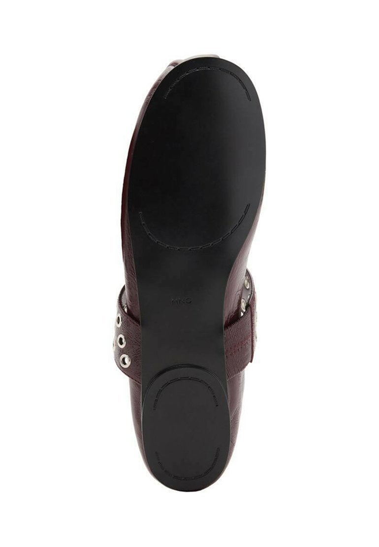 Balerínky Mango s remienkom na členku - bordové