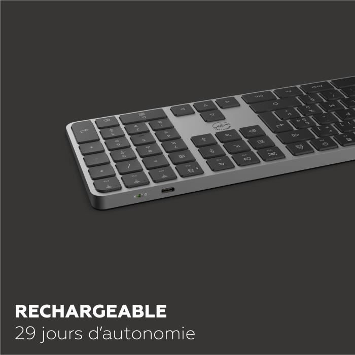 Tastiera - Tasti piatti - MOBILITY LAB - KP430W - Dimensioni standard - AZERTY - Senza retroilluminazione