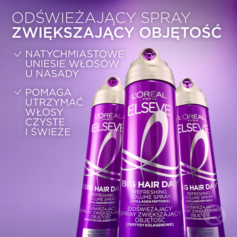 Spray Volumizador de Raiz L'Oréal Paris Elseve Collagen Lifter