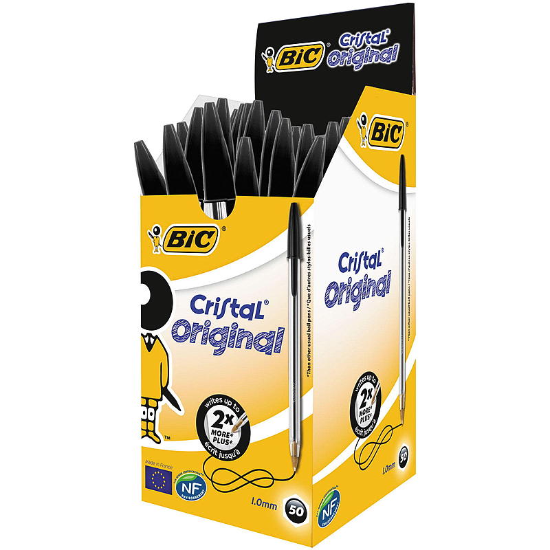 BIC kulepenn 50 stk. svart BIC