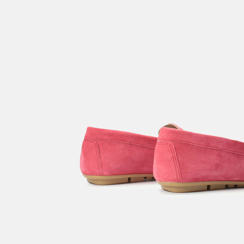 Suède loafers voor dames
