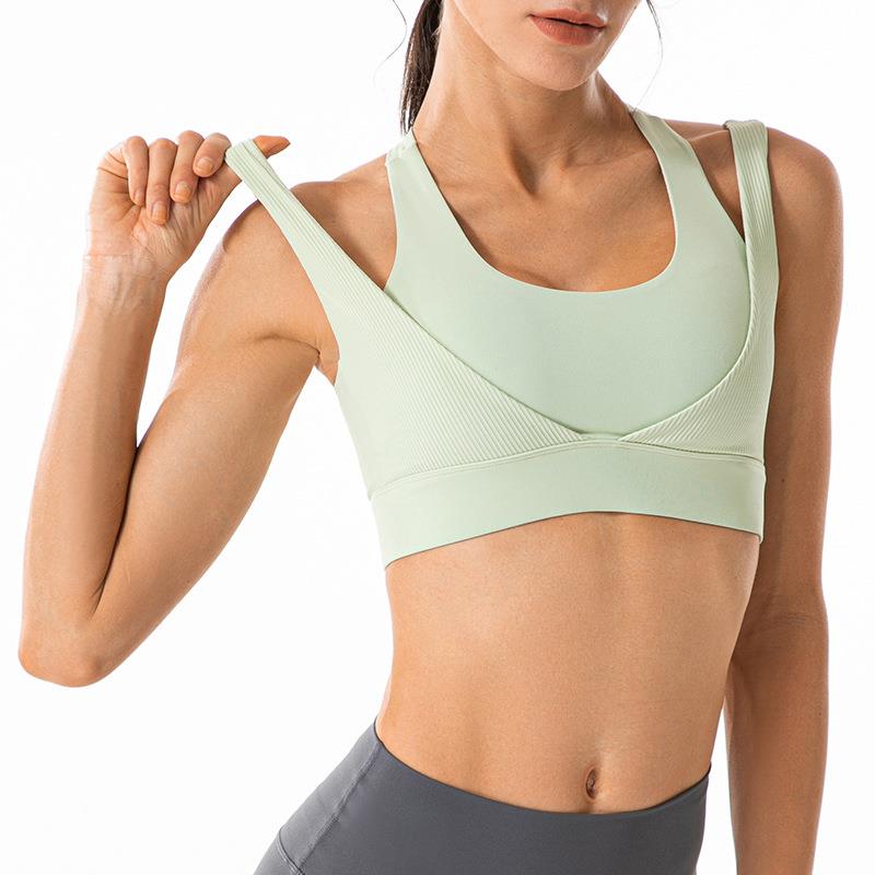 Top autunno/inverno, intimo sportivo da donna, antiurto, elastico in vita, traspirante, per corsa, fitness, bellezza, schiena, abbigliamento yoga, canotta