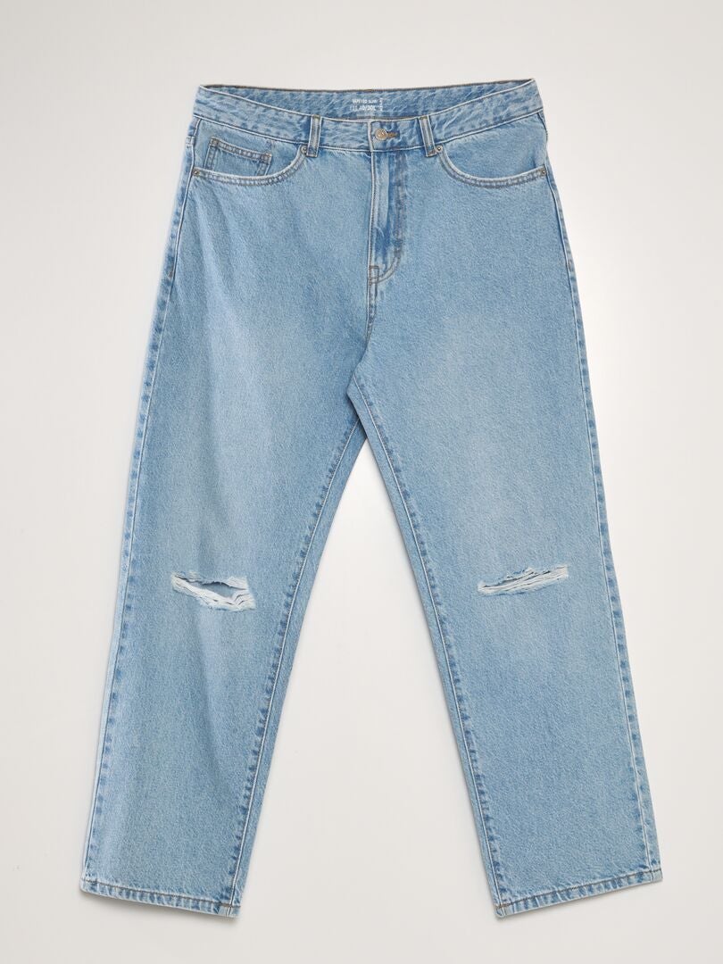 Calça jeans slim tapered - L30 - AZUL