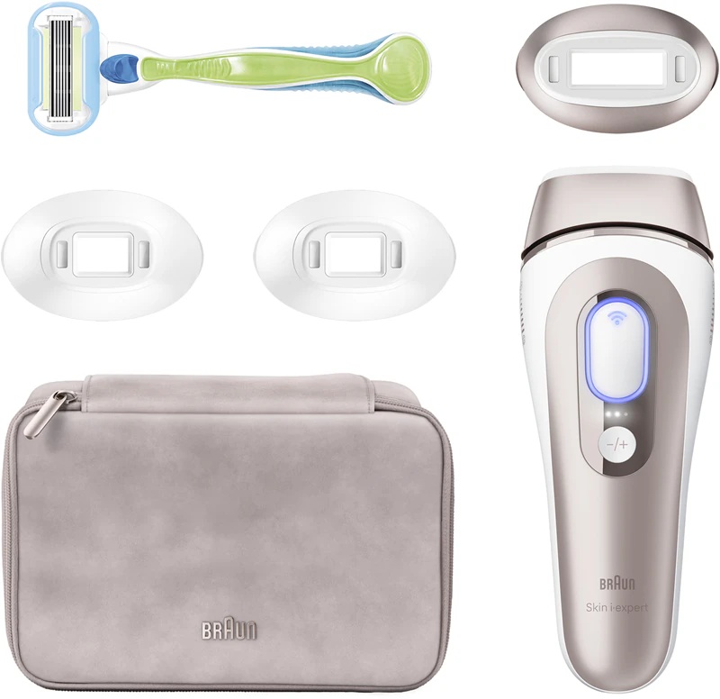 Braun Smart Skin Expert PL7257 интелигентни IPL уређај за уклањање длачица на телу, лицу, бикини зони и испод пазуха