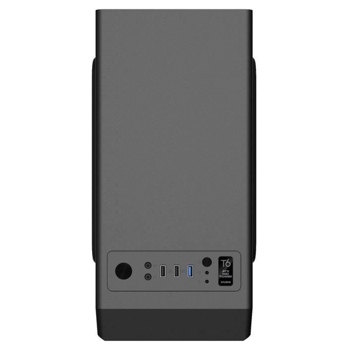 Gabinete ZALMAN T6 para PC - Torre Média - Preto - Formato ATX (T6BK)