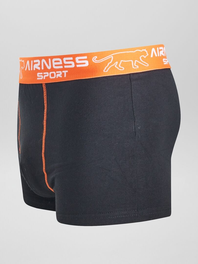 Set de 3 boxeri „Airness” cu curea - NEGRU