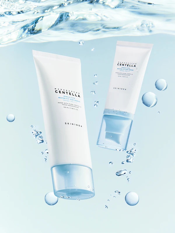 SKIN1004 Madagascar Centella Hyalu-Cica Water-Fit Sun Serum заштитни серум са хидратантним ефектом