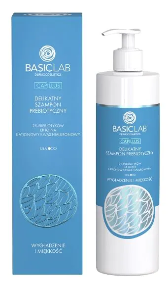 Basiclab Delikatny prebiotyczny szampon do włosów