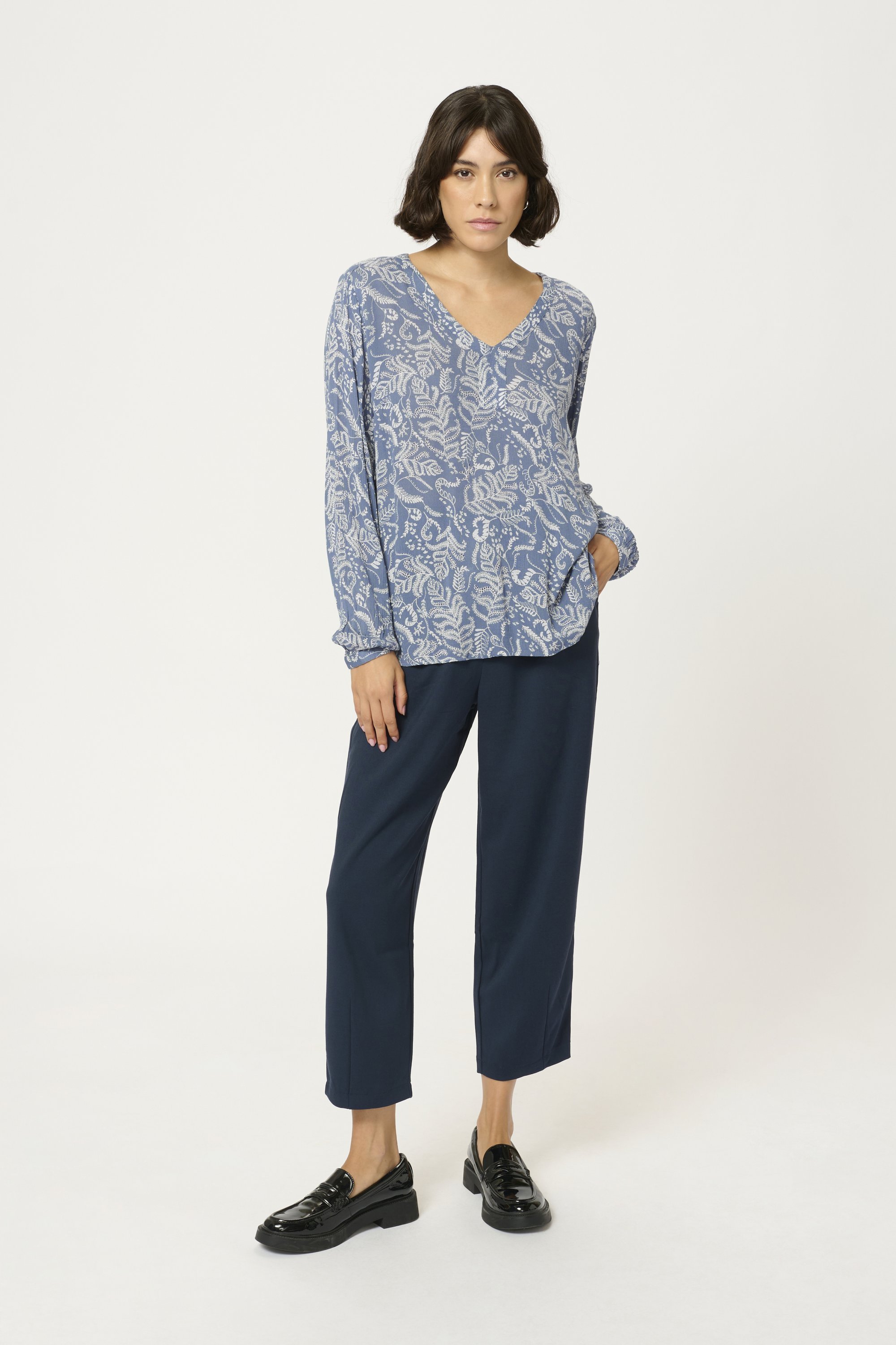 Kaffe KAGEISA - Blouse - flint stone