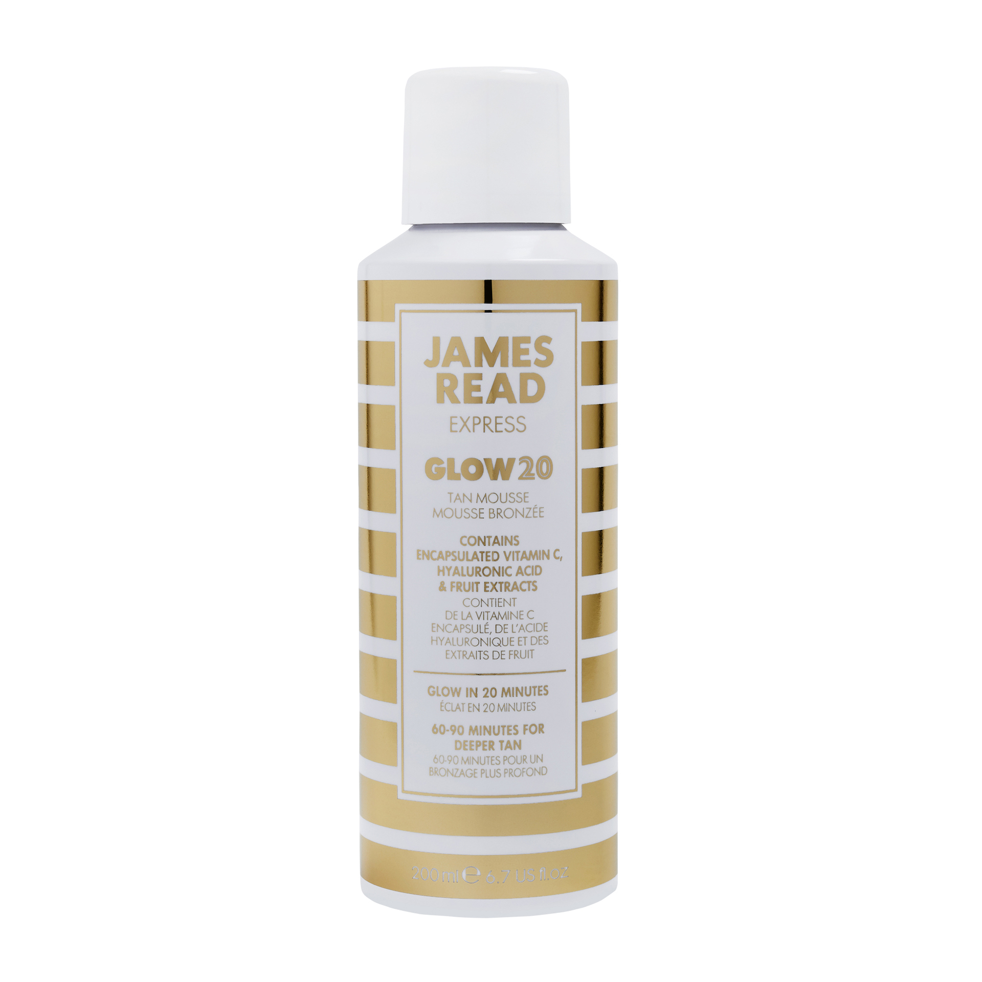 Glow20 Barnító Hab 200 ml - James Read