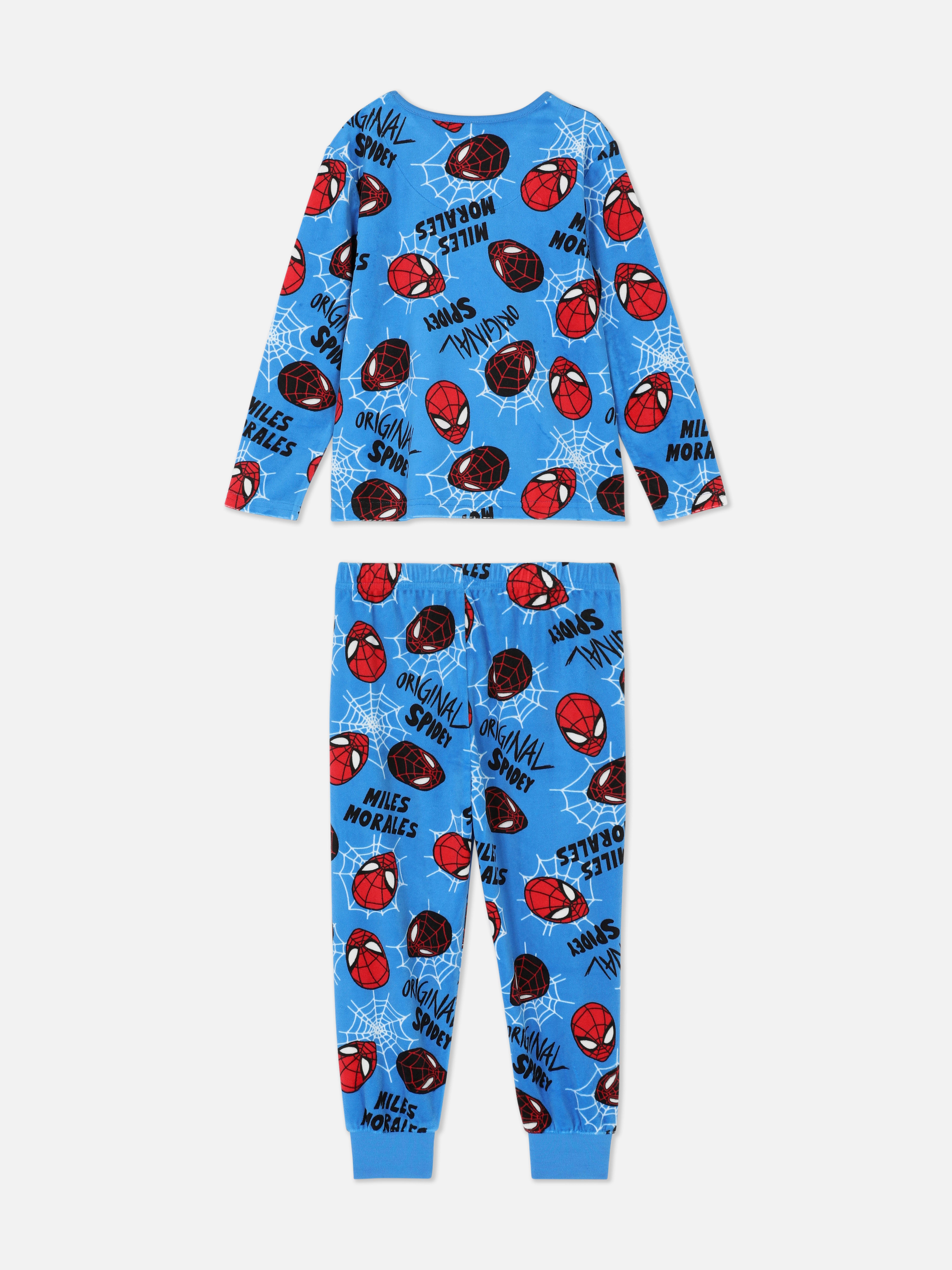 Pijamale Marvel Spider-Man cu tricou și pantaloni Pijamale Webtacular Spider-Man cu talie elastică pentru confort