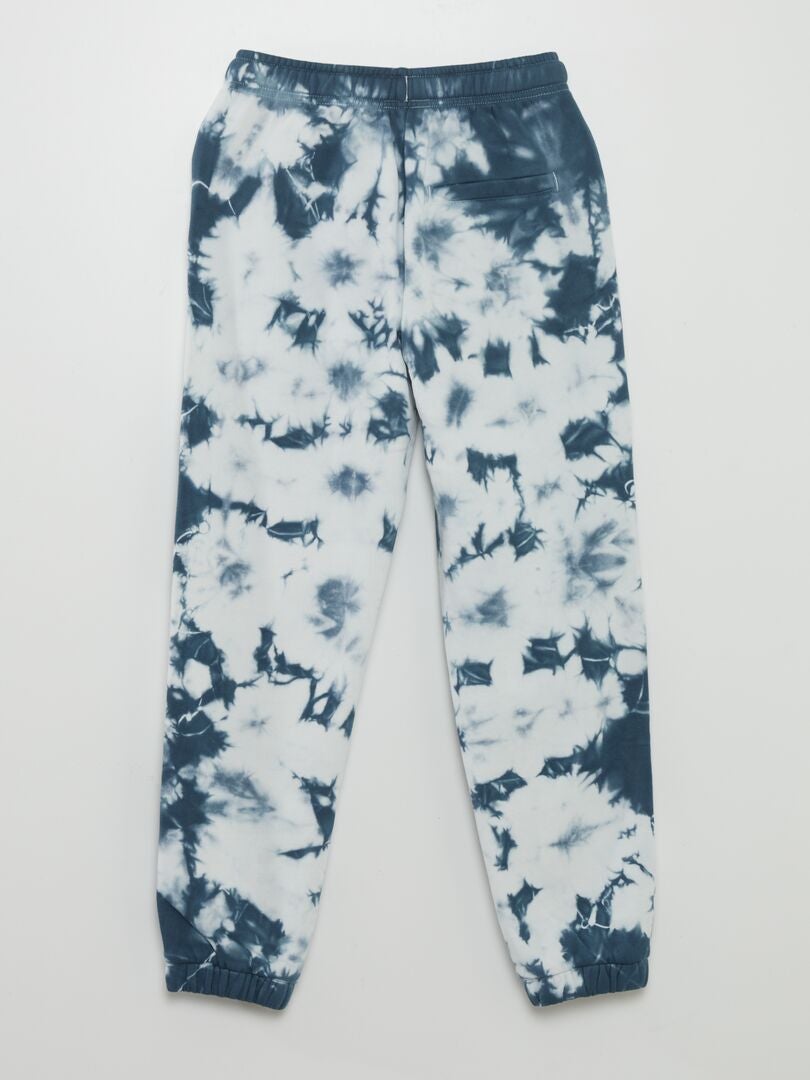Calça de moletom tie-dye - AZUL