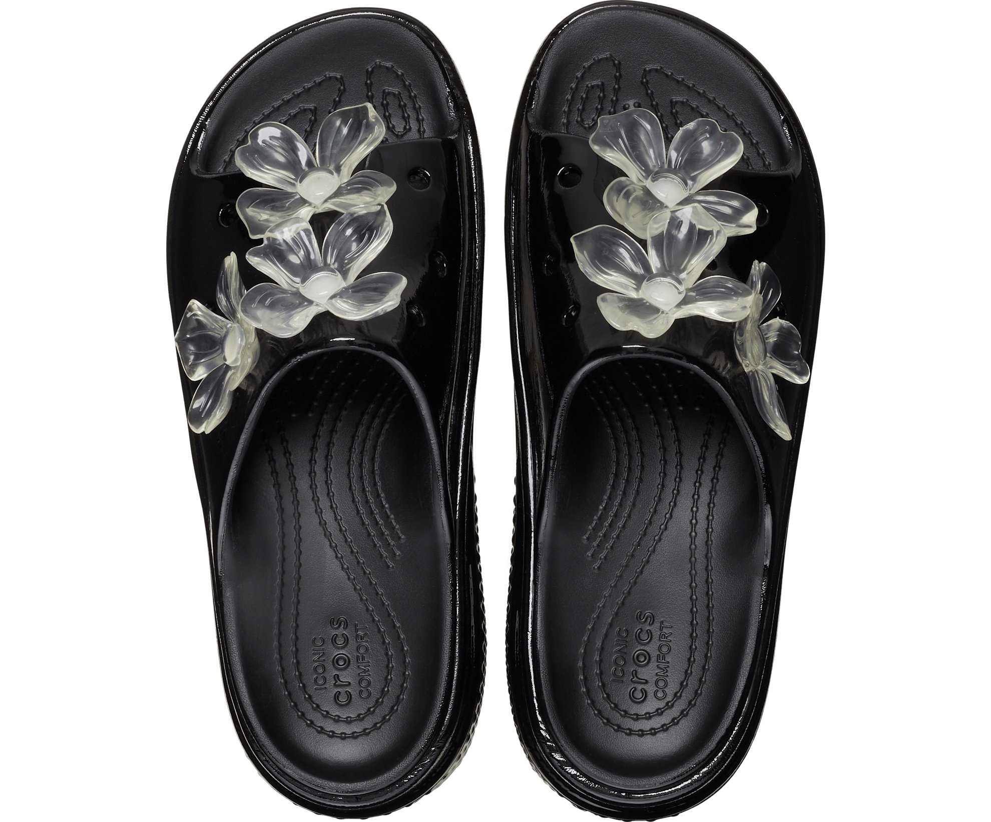Stomp Hyper Floral High Shine Slide