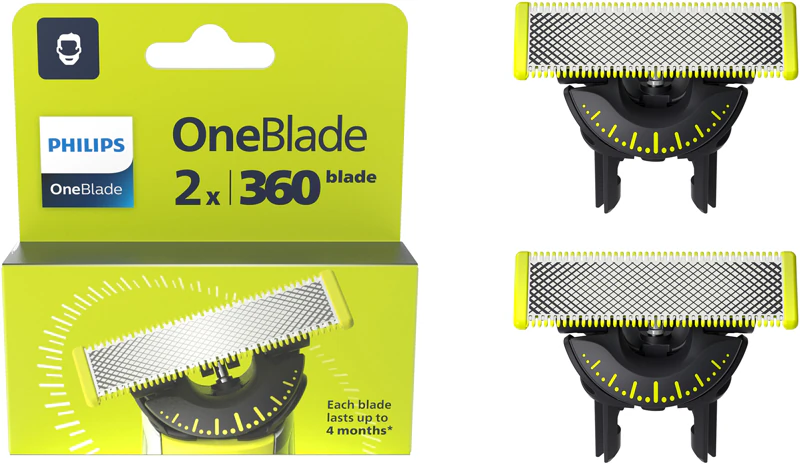 Náhradné čepele Philips OneBlade 360 QP420/50