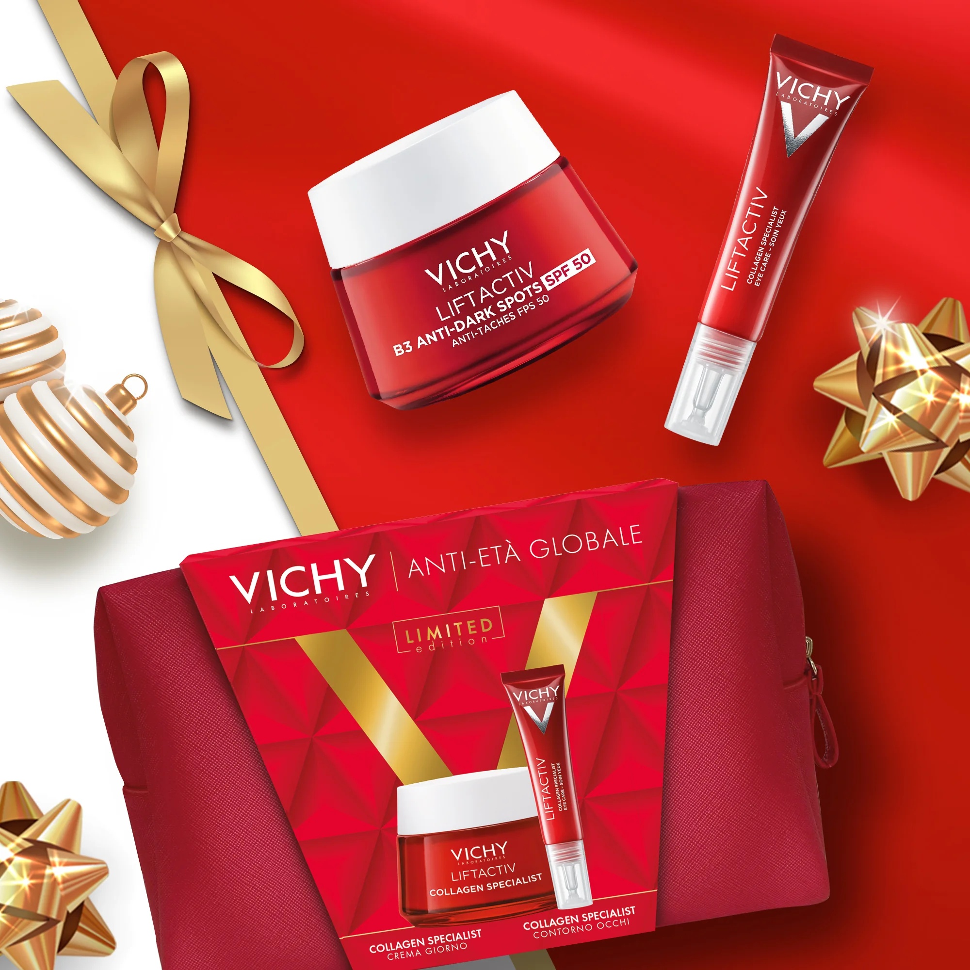 VICHY Vichy Liftactiv Collagen Specialist dagcrème + Liftactiv Collagen Specialist anti-aging cadeauset