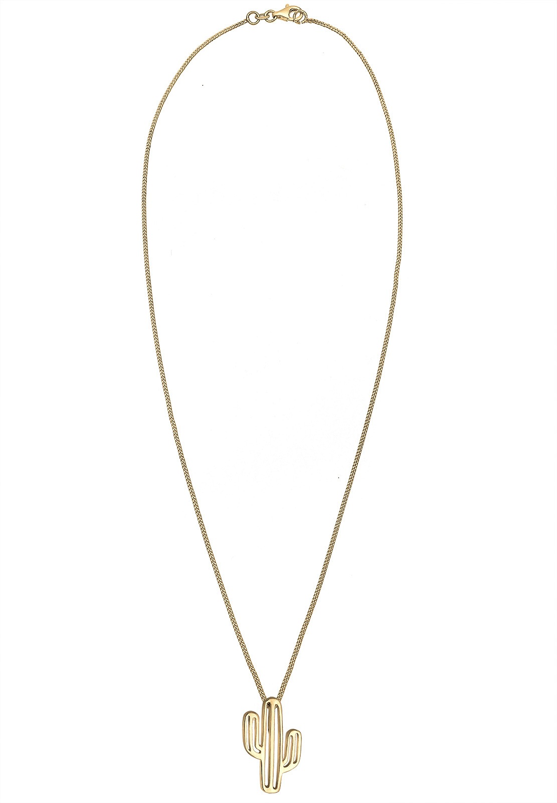 Elli Femme Pendentif Cactus Désert - (925/1000) Argent