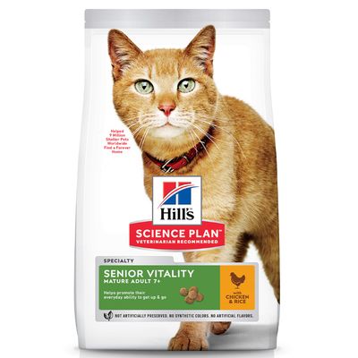 Hill's Science Plan Mature Adult Senior Vitality s kuřecím masem a rýží