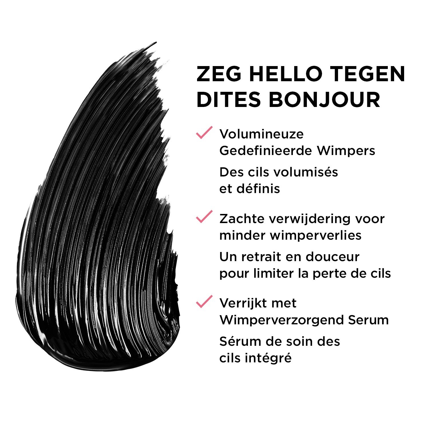 Máscara de pestañas IT Cosmetics Hello Lashes+ Volumizing Mascara mit Wimpernserum - 8,2 ml