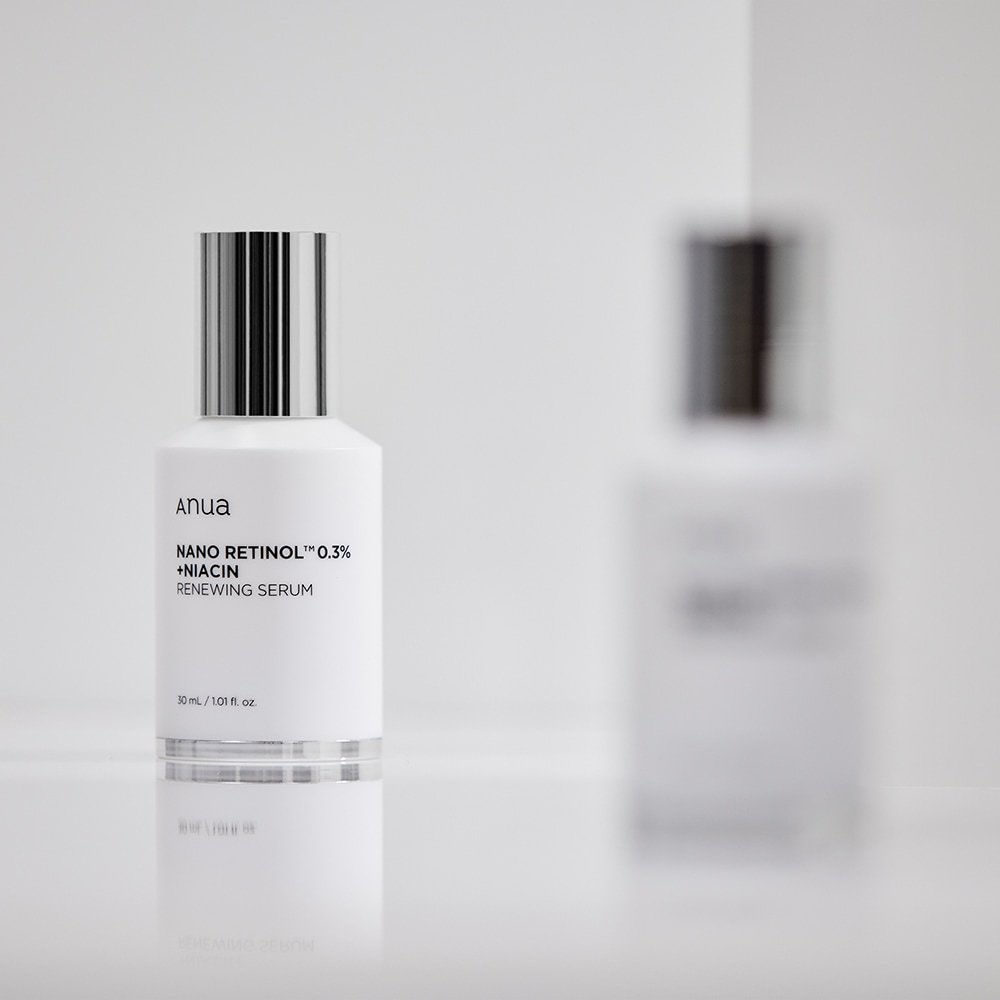Anua drėkinamasis serumas Retinolis 0,3% + Niacino atnaujinimo serumas – 30 ml