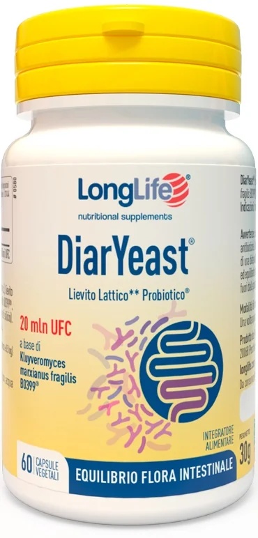 LONGLIFE Longlife Diaryeast Caps 60