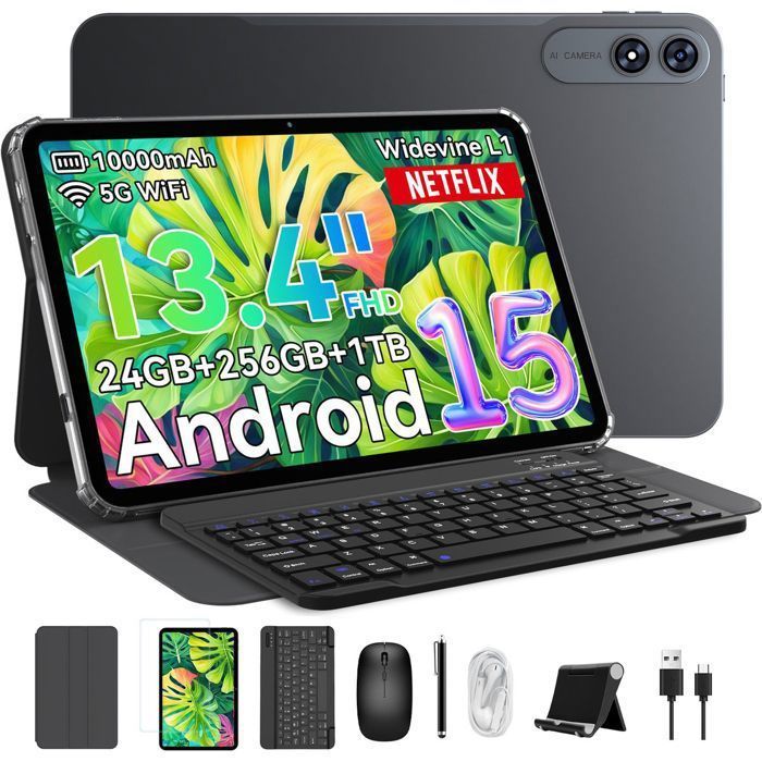 VekfulPC T60 Pro Tablette 13,4