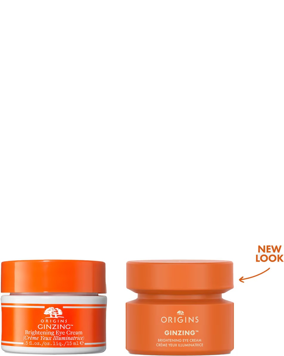 ORIGINS GINZING™ Κρέμα Ματιών με Βιταμίνη C & Νιασιναμίδη για Φωτισμό και Απομάκρυνση Πρηξίματος Ενυδατική Κρέμα Ματιών - Φωτίζει τους Μαύρους Κύκλους
