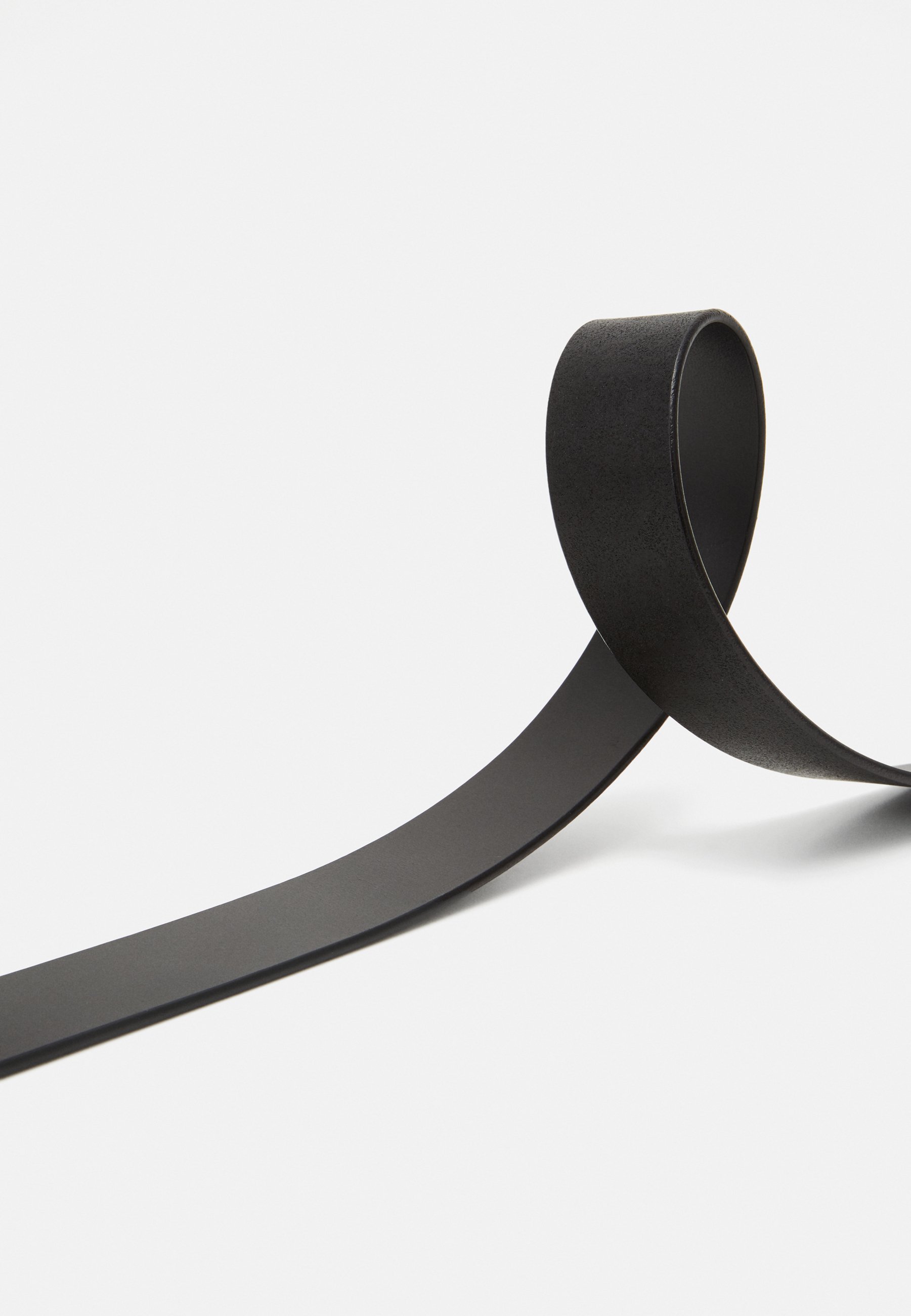 Lacoste PLAIN BELT - Belte - noir