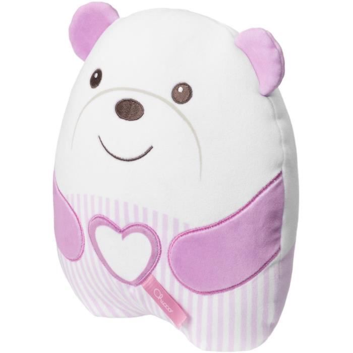 Osito de peluche suave - CHICCO - Rosa - Desde el nacimiento