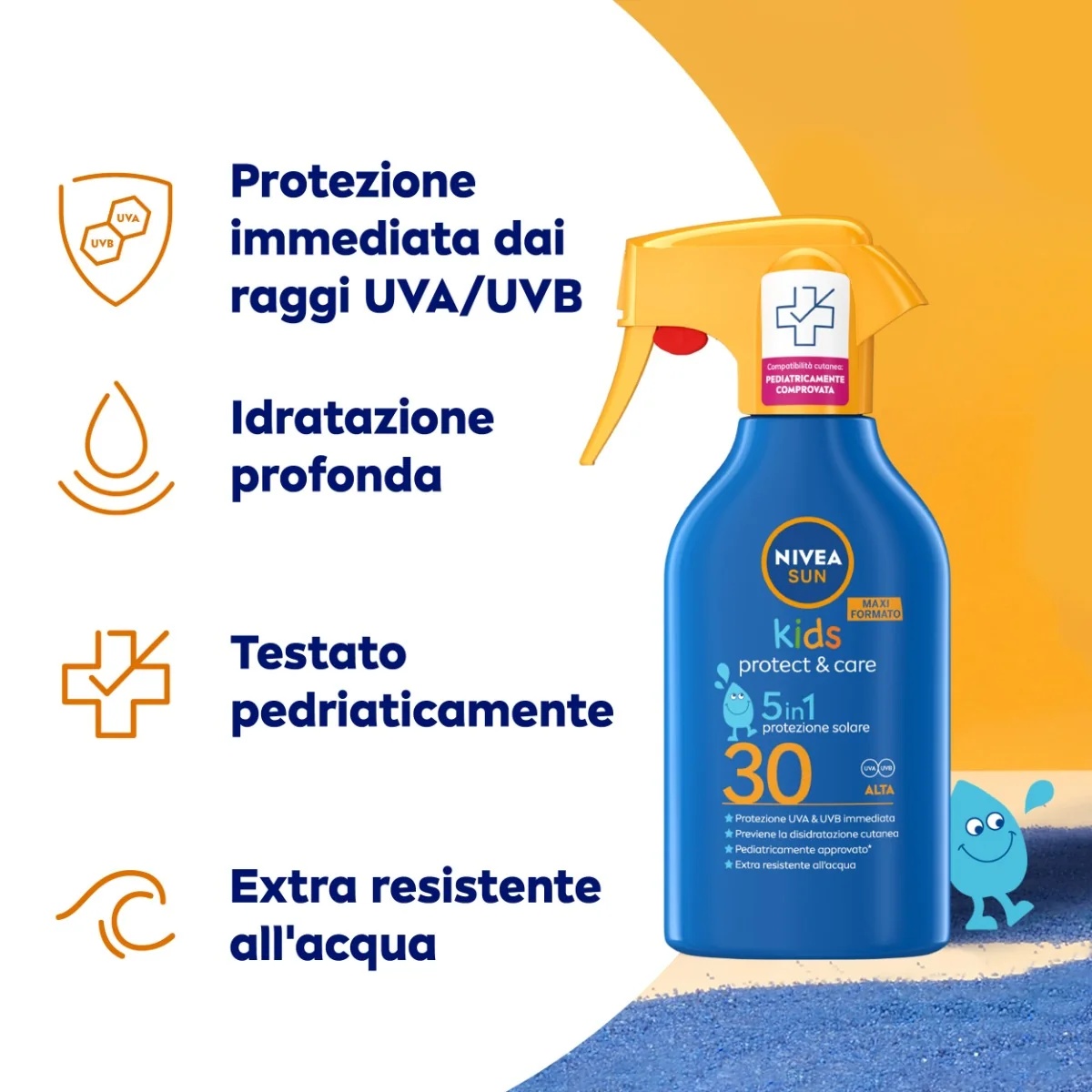 NIVEA Sun Kids Protect&Care Sonnenschutzspray LSF 30 270 ml