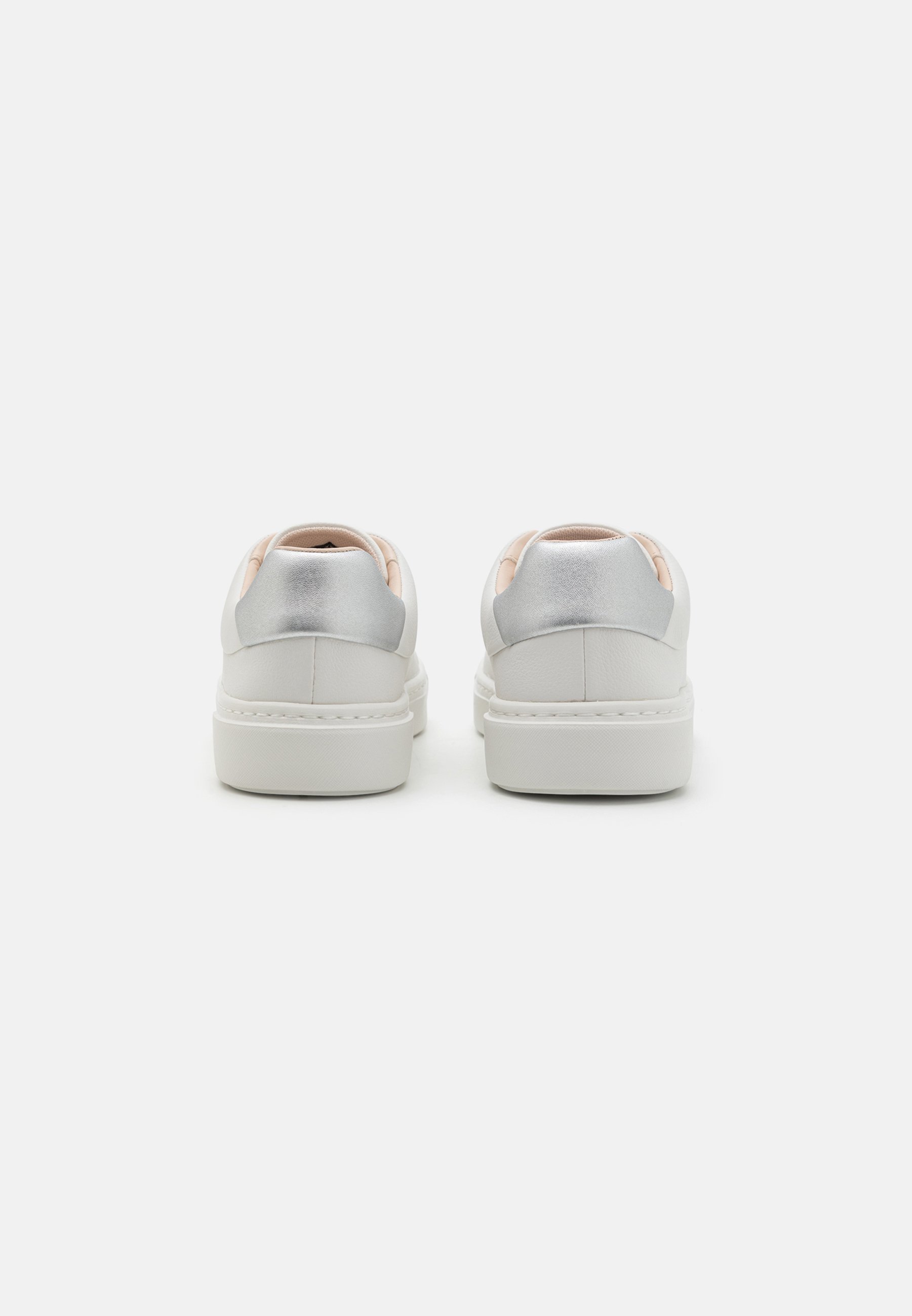 Calvin Klein CUPSOLE - Slip-ons - hvit/sølv