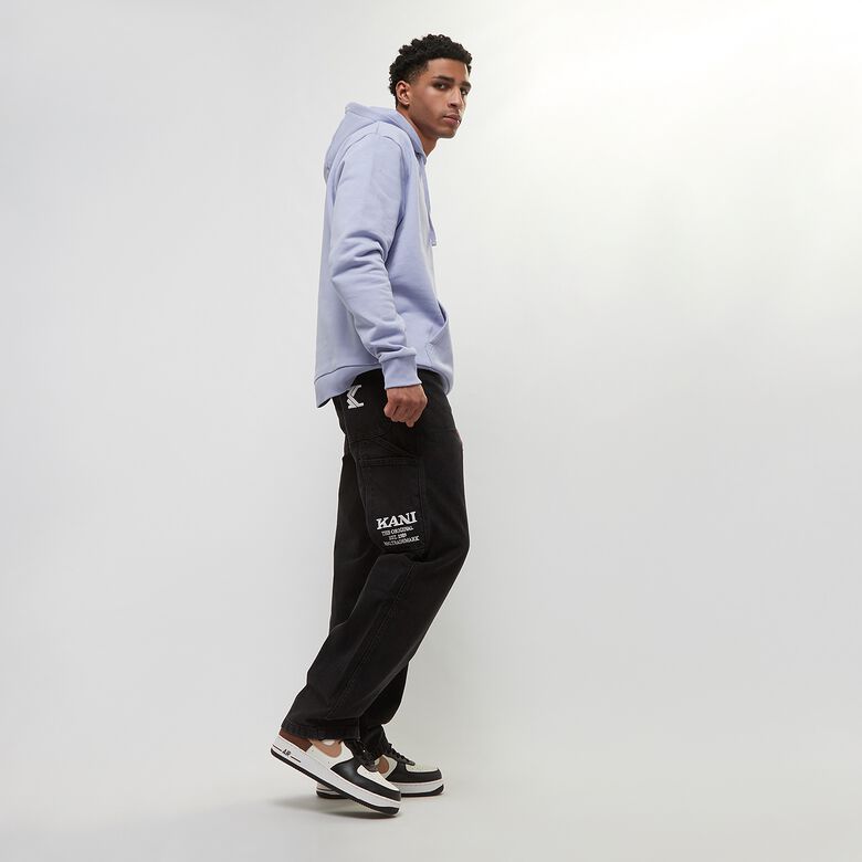 Retro baggy denim voor op het werk