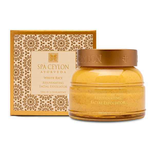 SPA CEYLON Biela ryža - Omladzujúci exfoliačný krém na tvár - 100 g