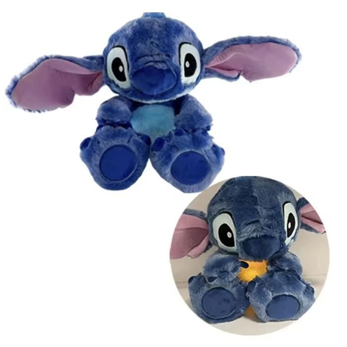 Peluche de Stitch de 30 cm con luz y música: un suave peluche con luz LED relajante para niños.