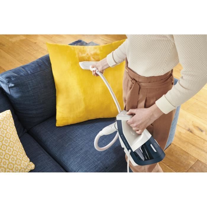 ROWENTA RY8561WH Pulitore a vapore multifunzione 2 in 1 Clean&Steam, pulisce e aspira, adatto a tutti i tipi di pavimenti e superfici, include numerosi accessori