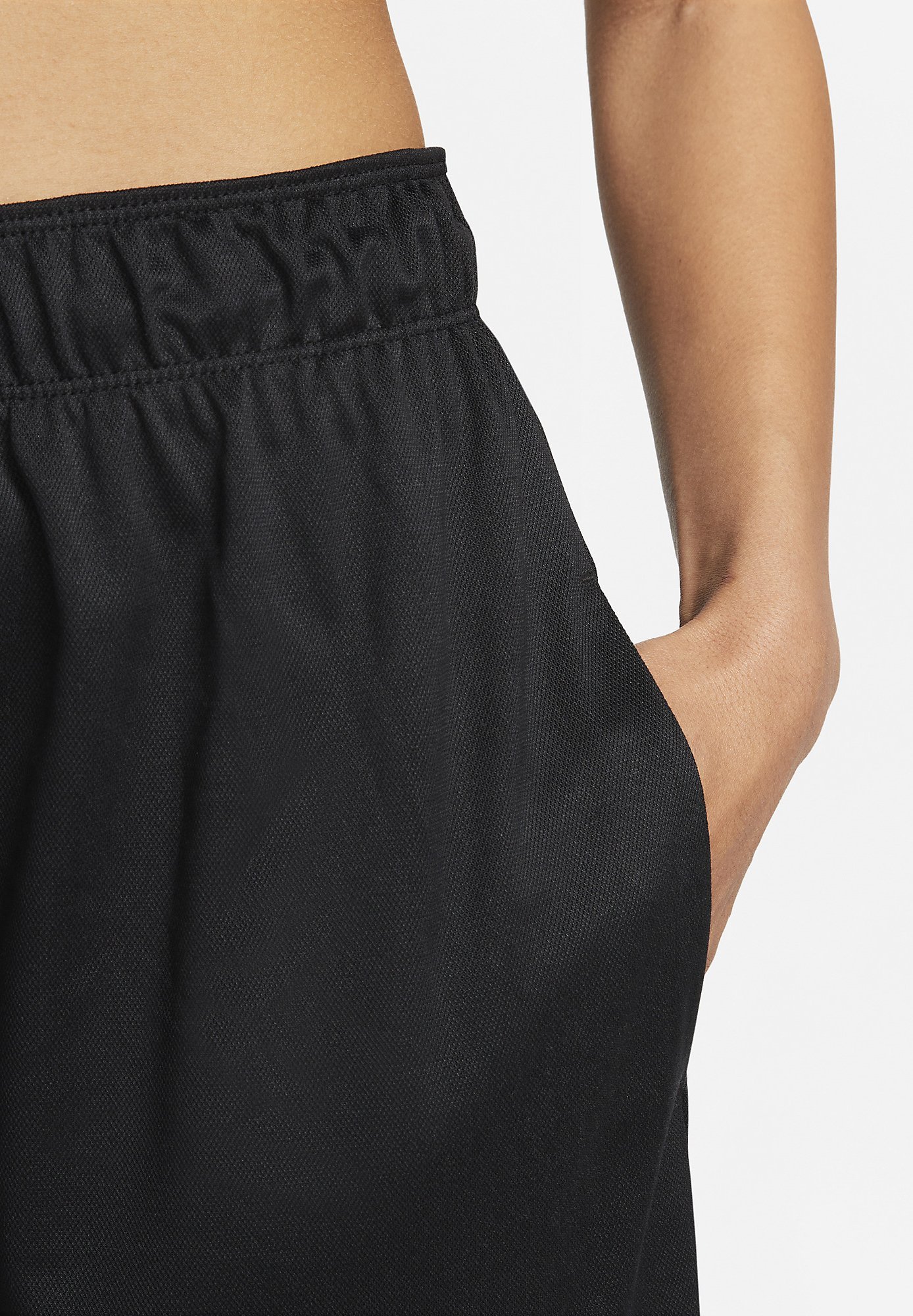 Nike Performance ATTACK SHORT - Spodenki sportowe - czarno-biało-srebrne odblaskowe
