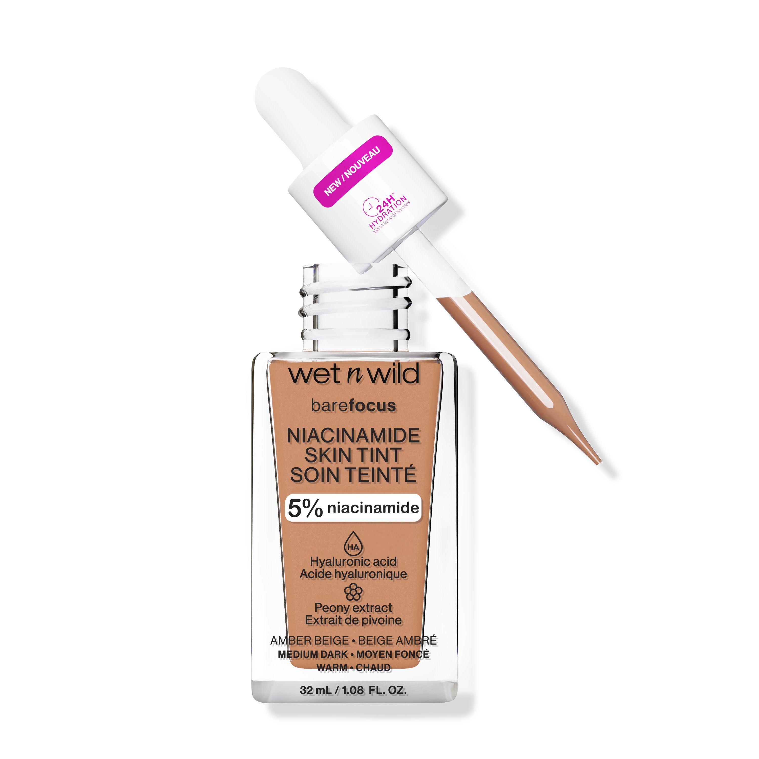 Bare Focus Niacinamid Skin Tint grima bāze Grima bāzes